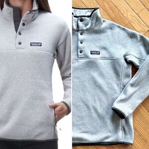 Patagonia Lightweight Better Sweater Marsupial Fleece Pullover - Large - Gray